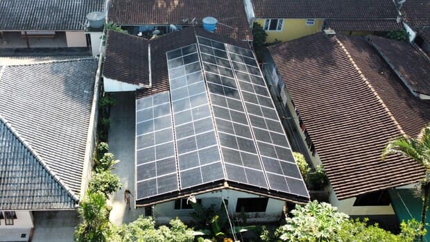 Sistema de energia solar do cliente Jean em Jardim Sofia, Joinville