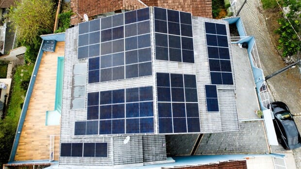 Sistema de energia solar do cliente Marcio em Floresta, Joinville